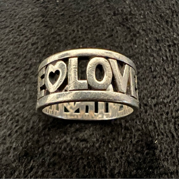 James Avery  "Faith, Hope & Love" Ring - Picture 4 of 5